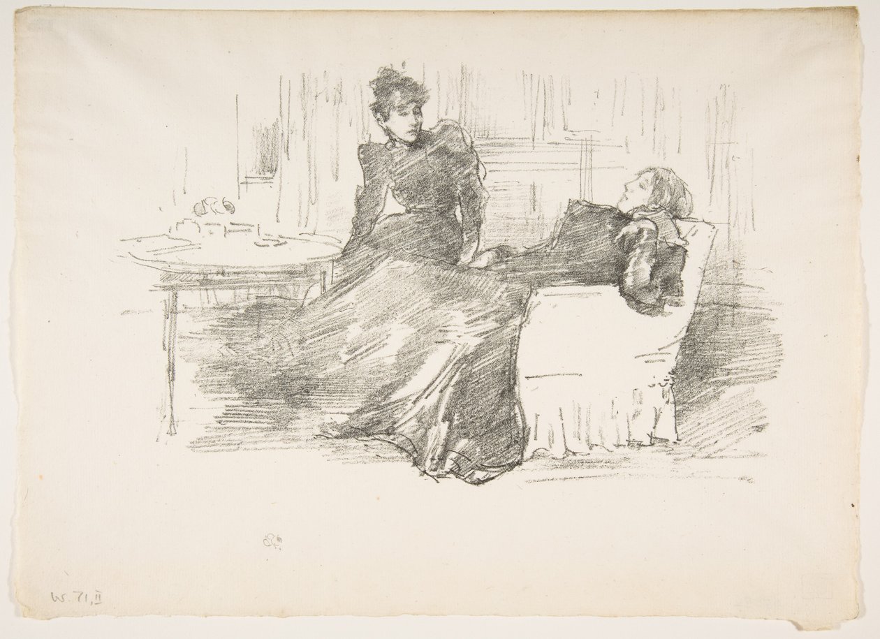 A nővérek alkotó: James McNeill Whistler