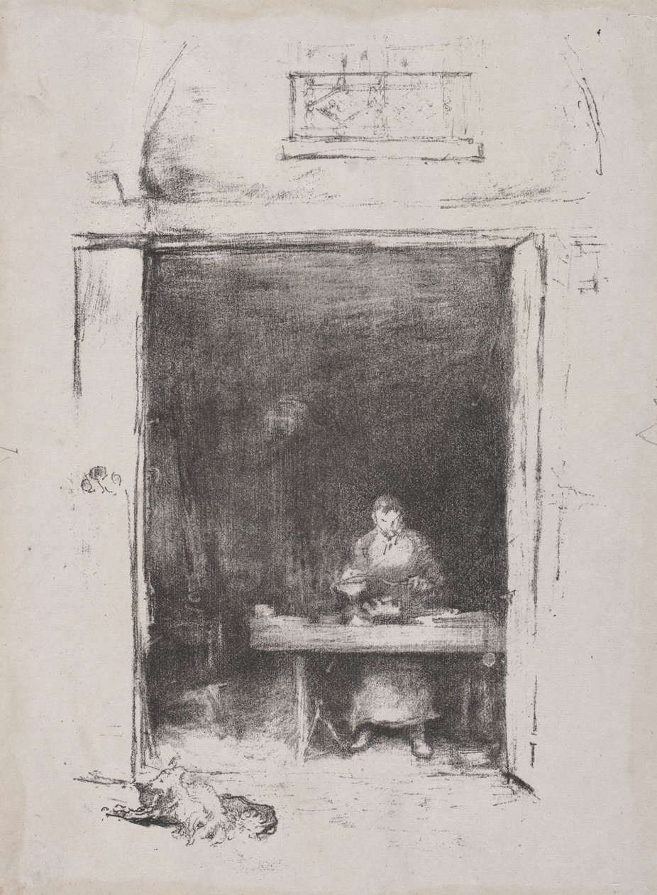 A kovács: Passage du Dragon alkotó: James McNeill Whistler