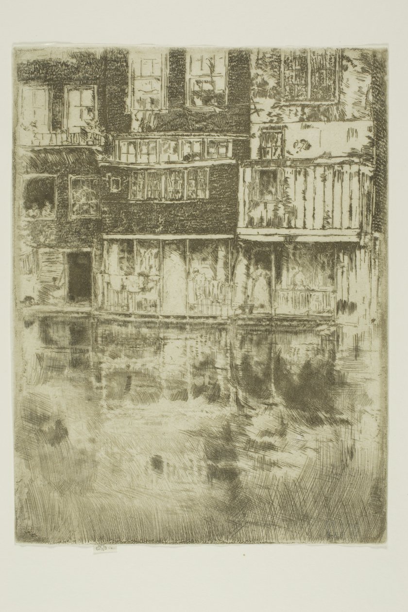 A Square House, Amszterdam alkotó: James Abbott McNeill Whistler
