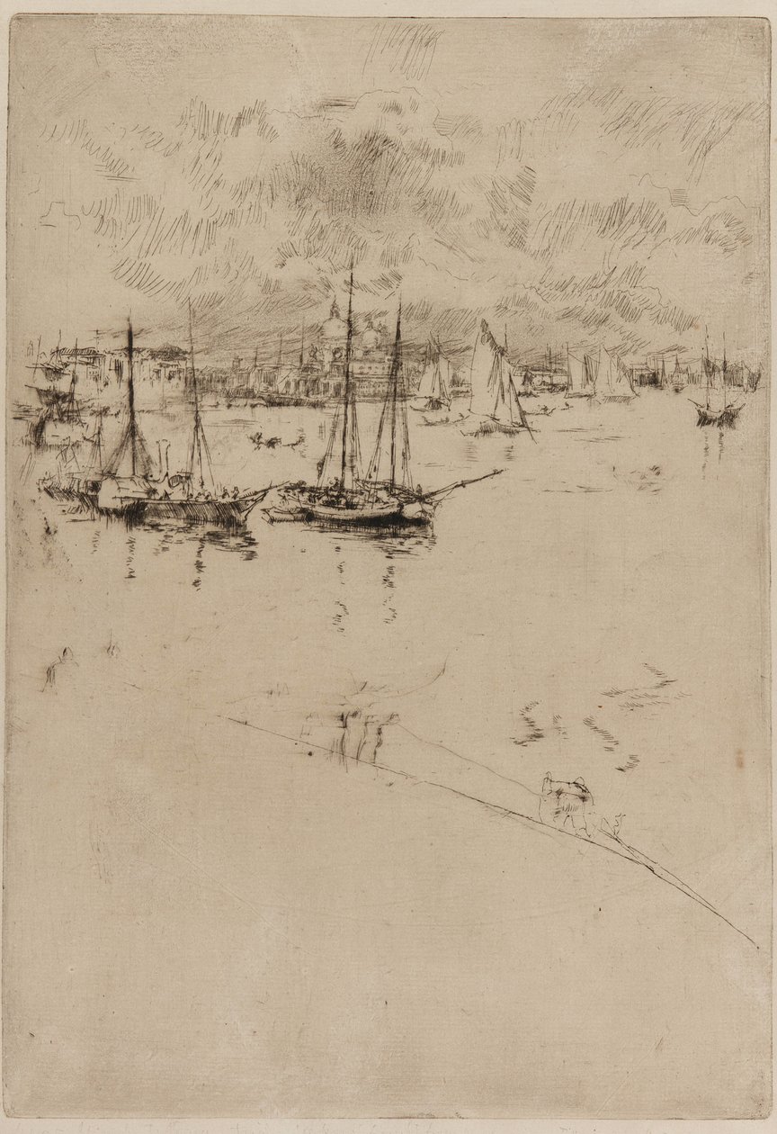 A gőzhajó, Velence alkotó: James Abbott McNeill Whistler