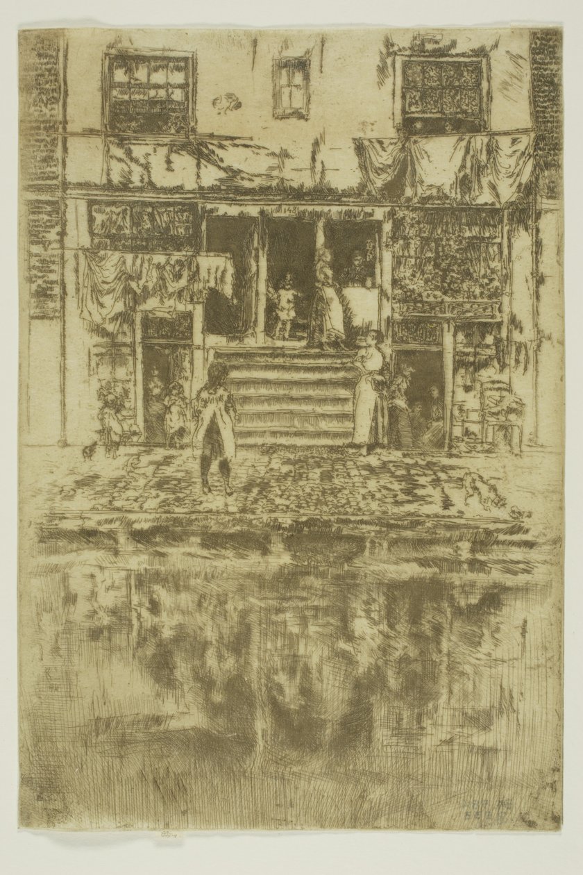 The Steps, Amszterdam alkotó: James Abbott McNeill Whistler