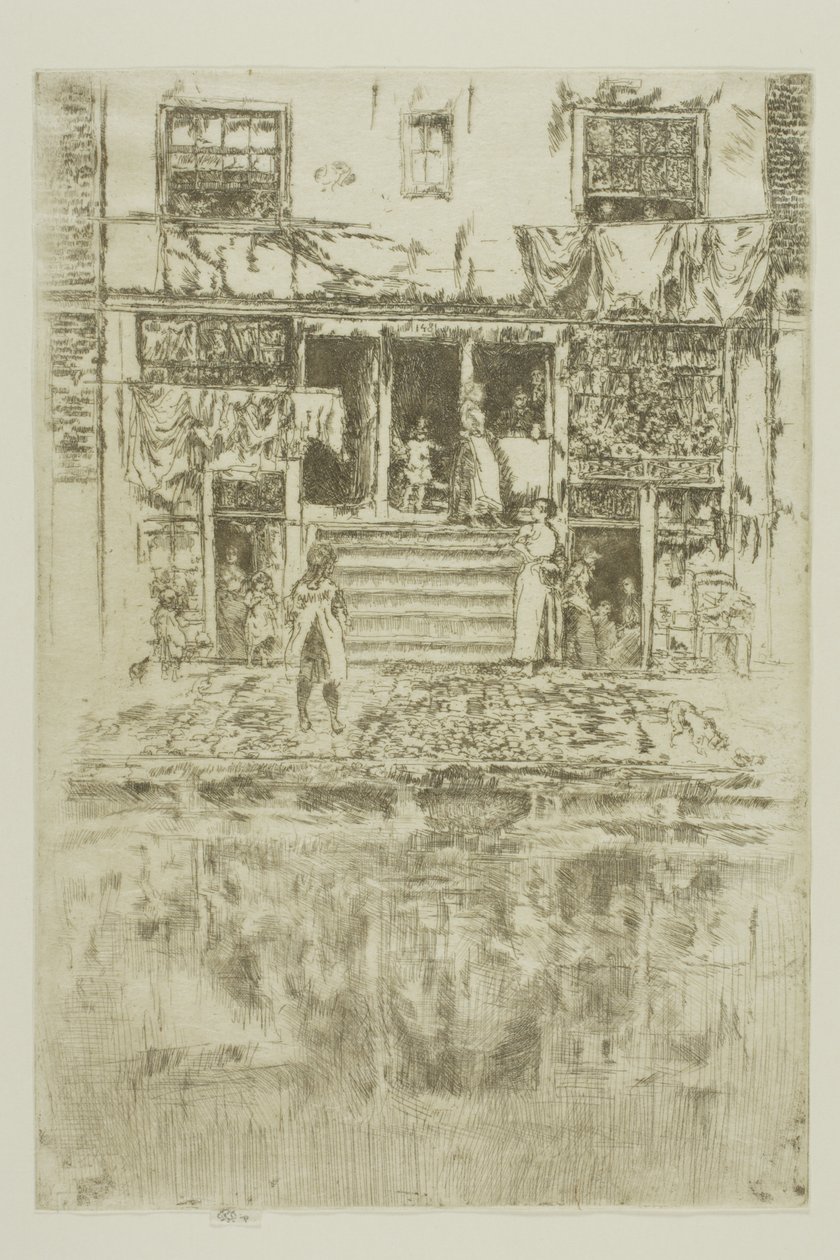 The Steps, Amszterdam alkotó: James Abbott McNeill Whistler