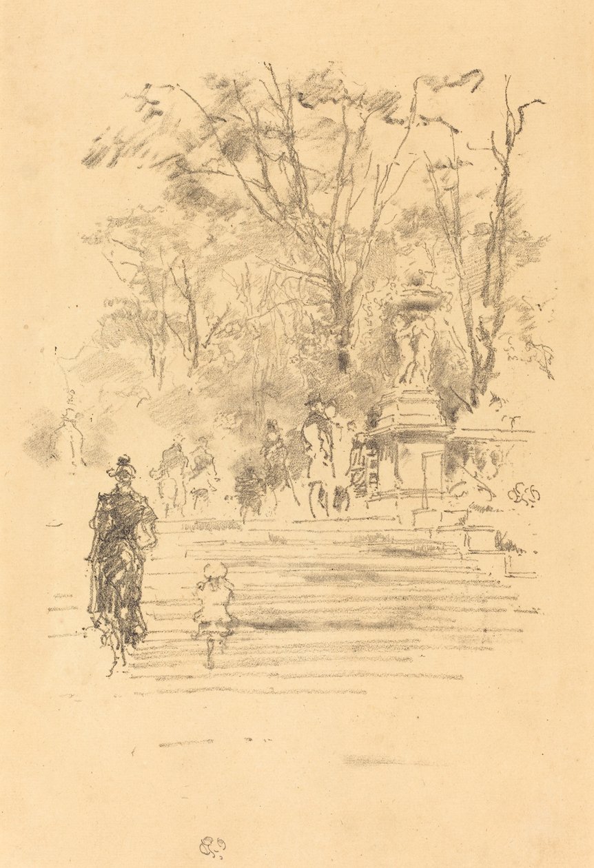 The Steps, Luxemburg alkotó: James Abbott McNeill Whistler