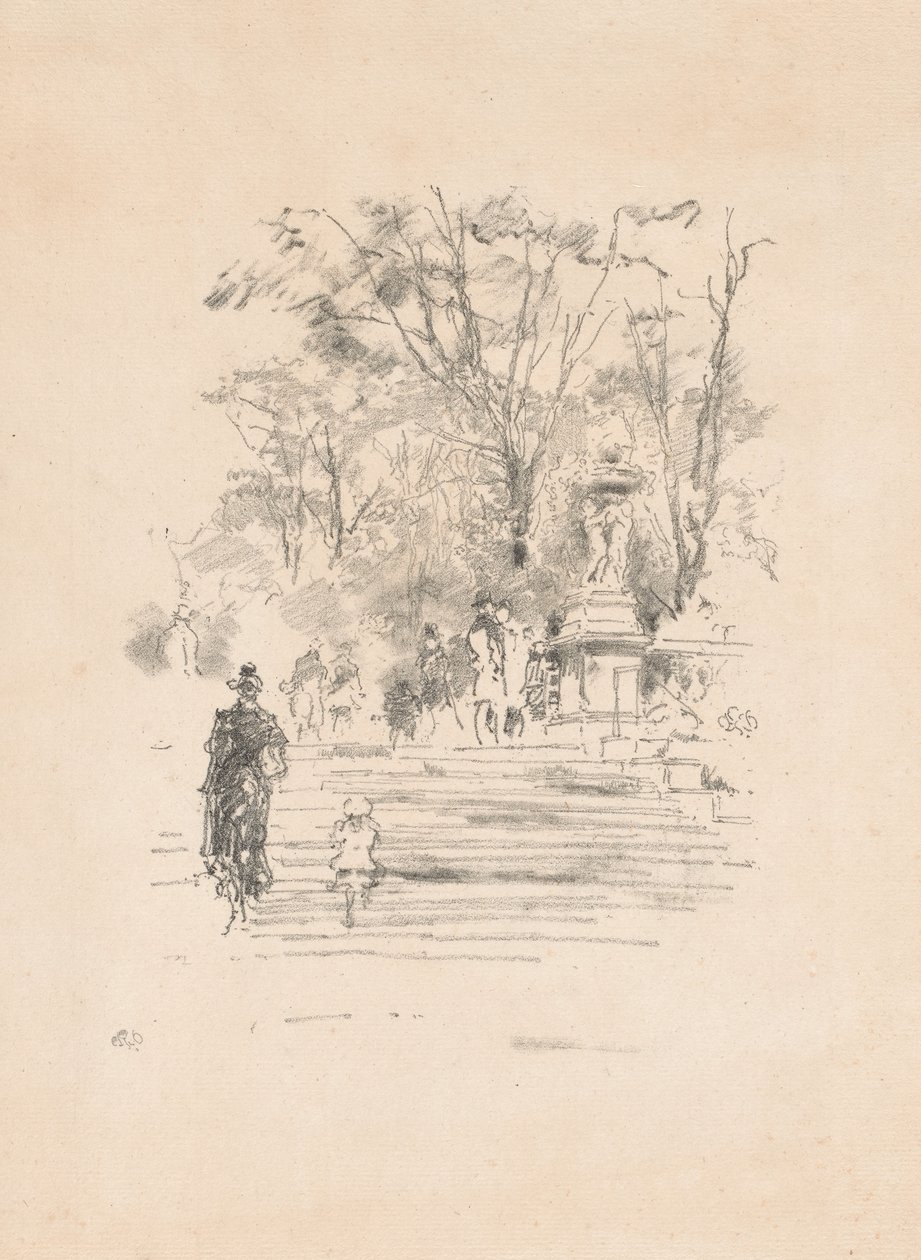 The Steps, Luxemburg alkotó: James Abbott McNeill Whistler