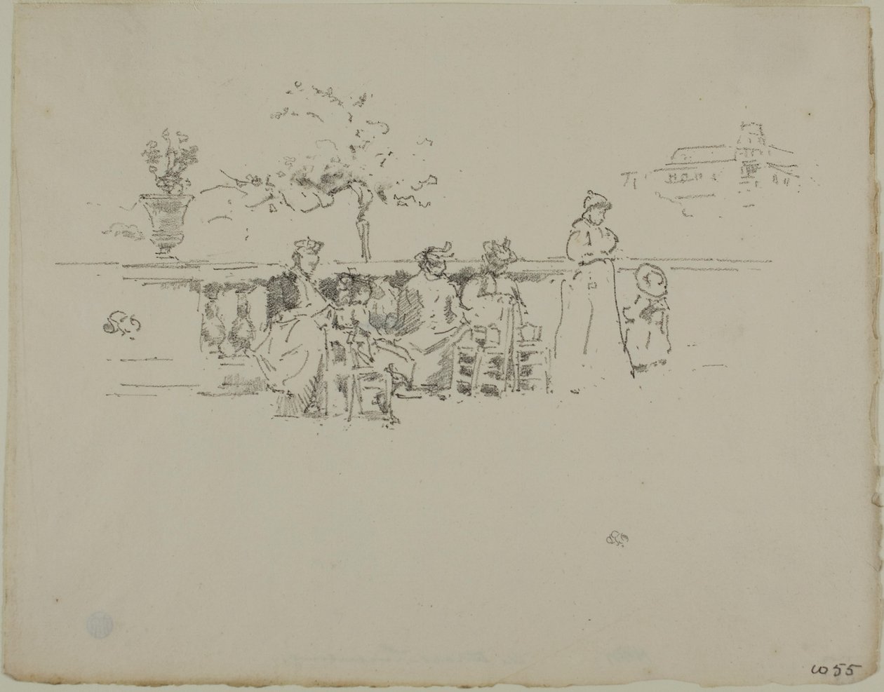 The Terrace, Luxemburg alkotó: James Abbott McNeill Whistler