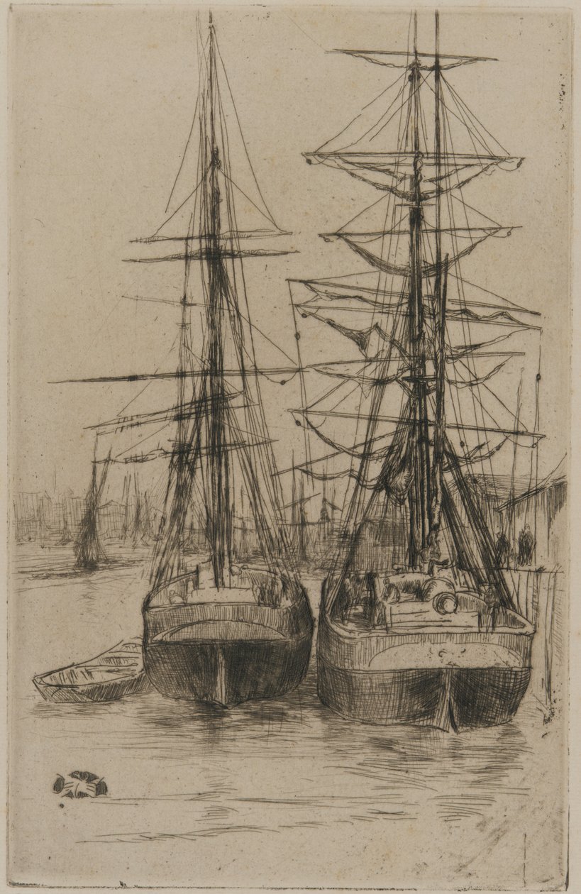 A két hajó alkotó: James Abbott McNeill Whistler