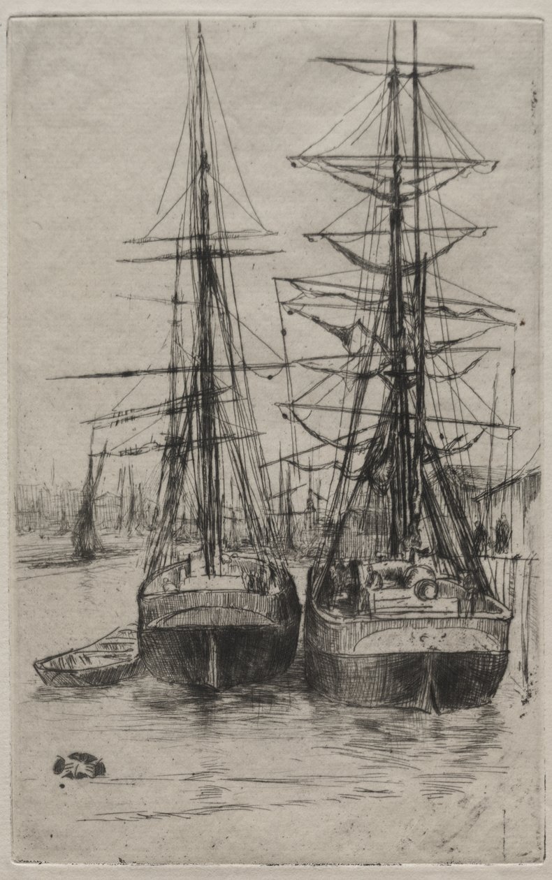 A két hajó alkotó: James McNeill Whistler