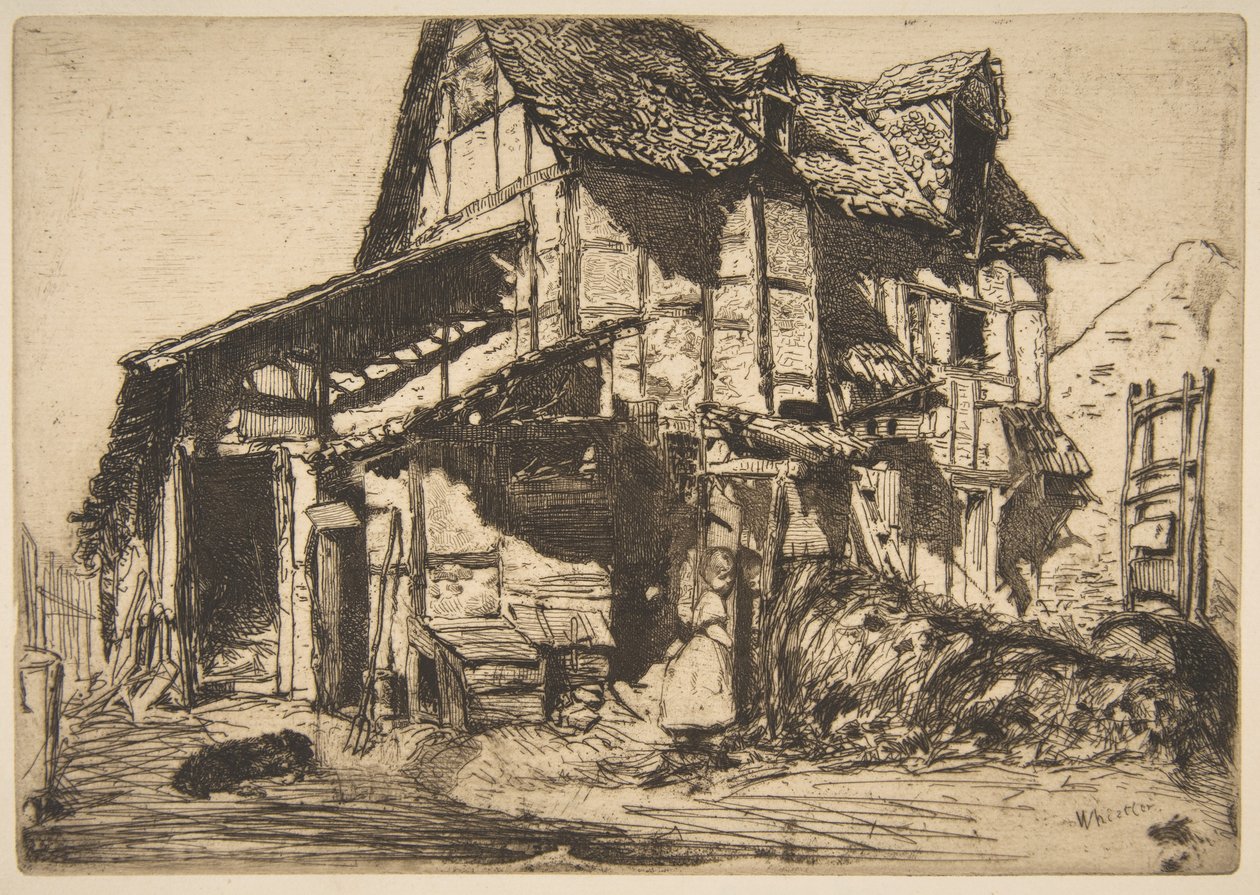 A bizonytalan bérház (A régi gazdaság) alkotó: James McNeill Whistler