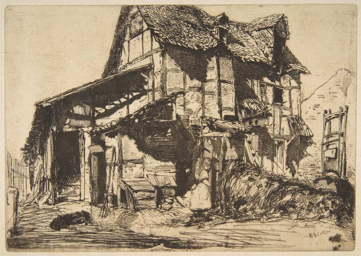 A bizonytalan bérház (A régi gazdaság) alkotó: James McNeill Whistler