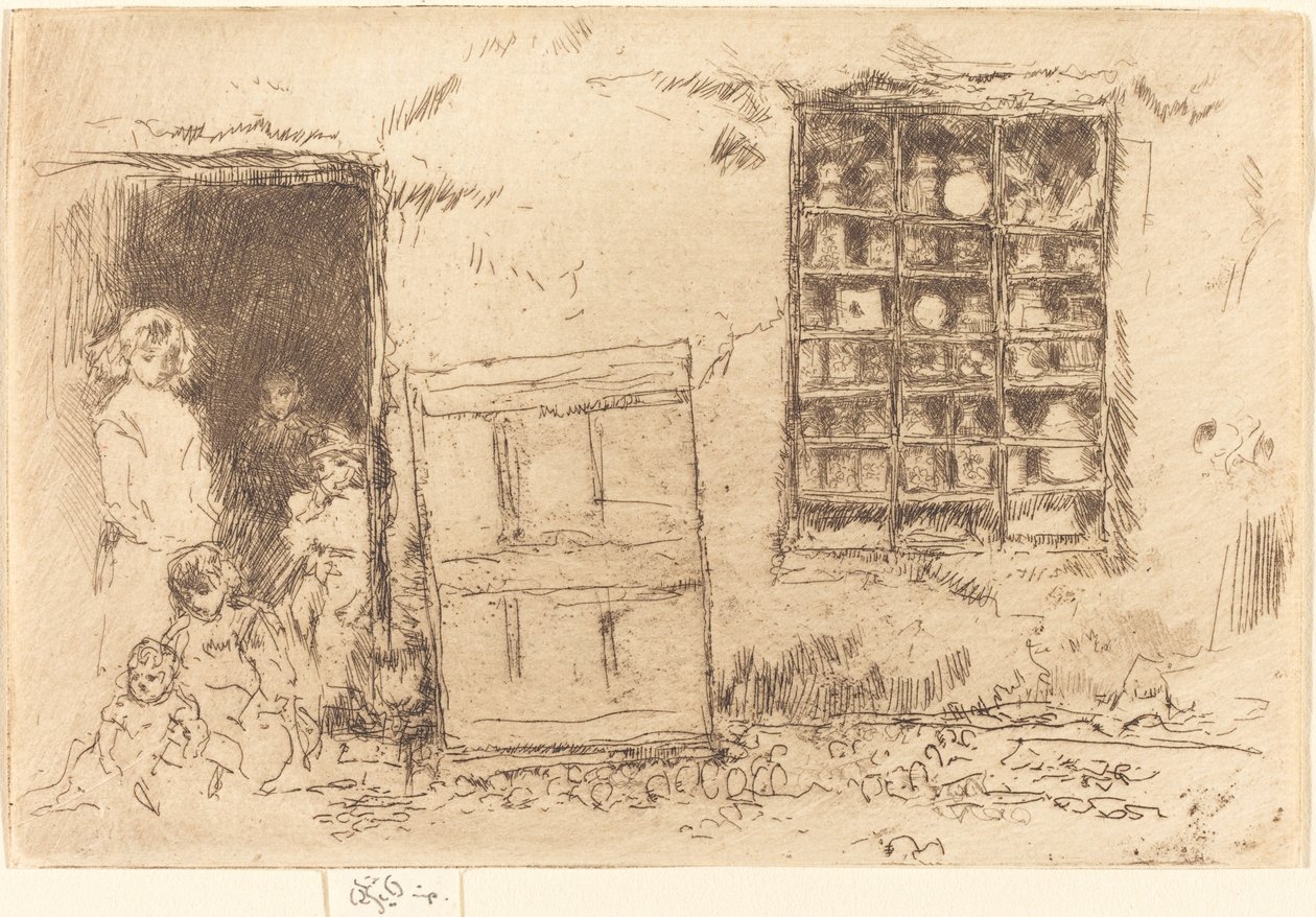 A falu édességboltja alkotó: James Abbott McNeill Whistler