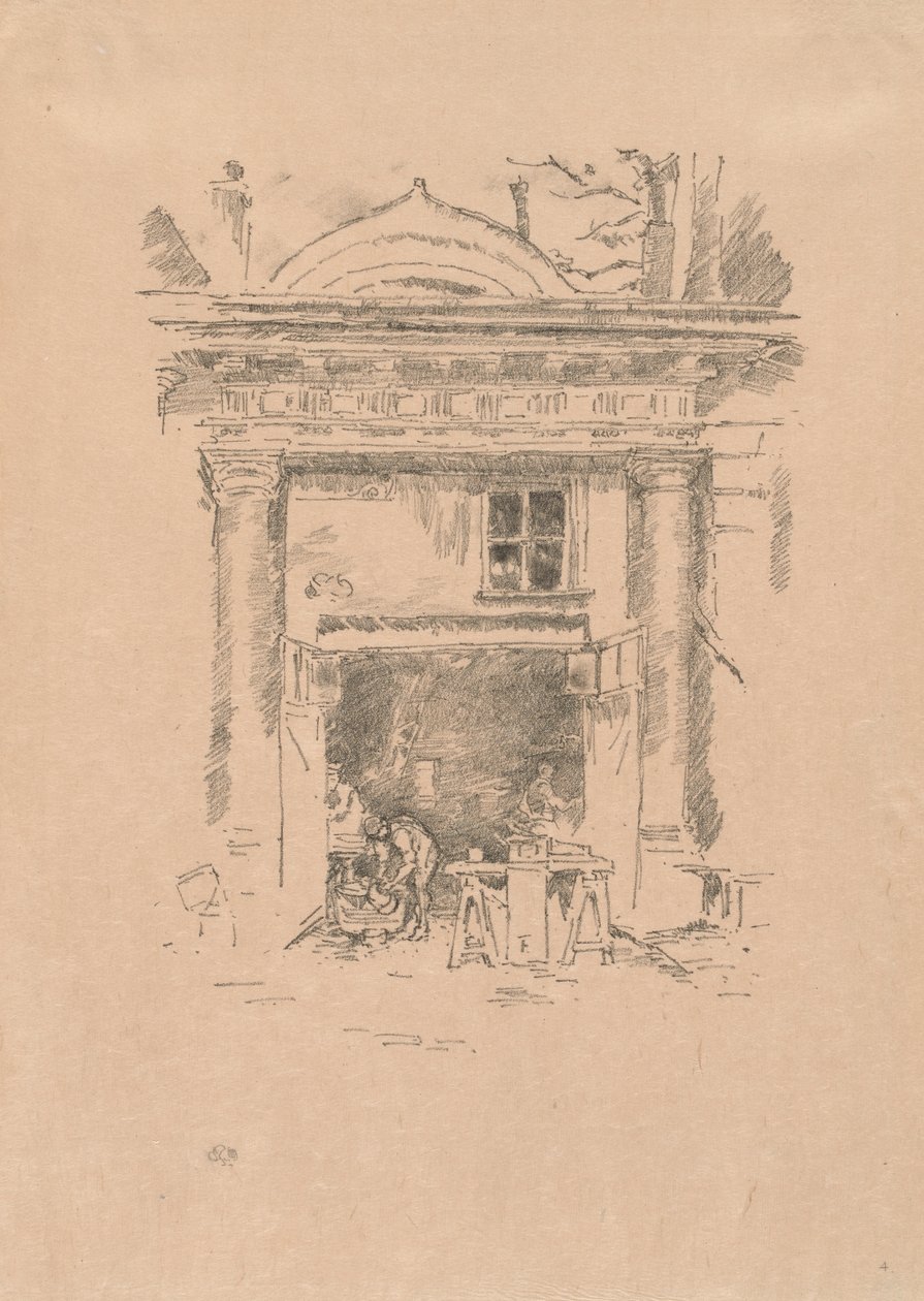 The Whitesmiths, Impasse des Carmélites alkotó: James McNeill Whistler