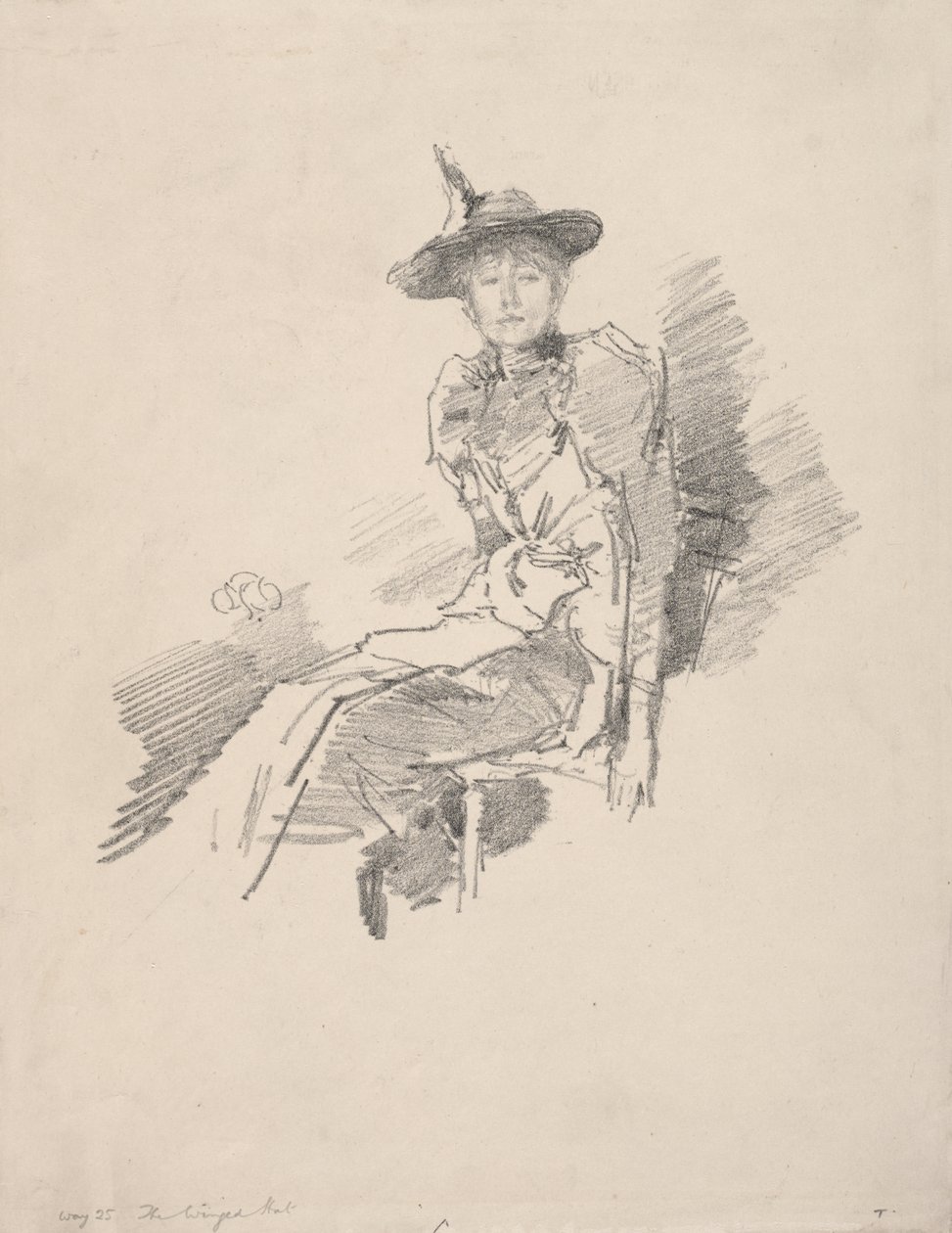 A szárnyas kalap alkotó: James McNeill Whistler