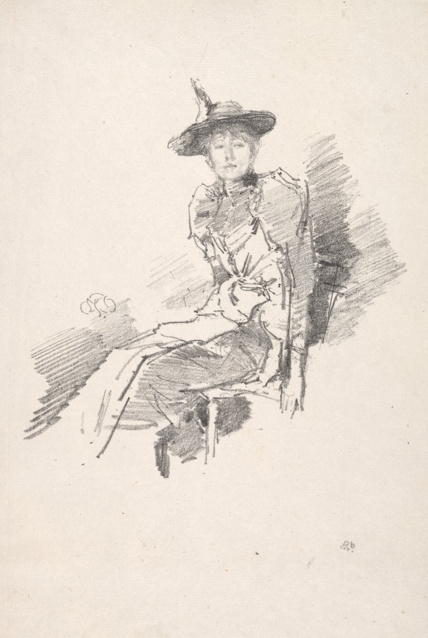 A szárnyas kalap alkotó: James McNeill Whistler