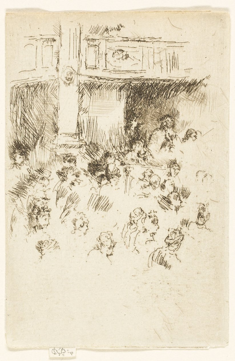 Színház, Loches alkotó: James Abbott McNeill Whistler