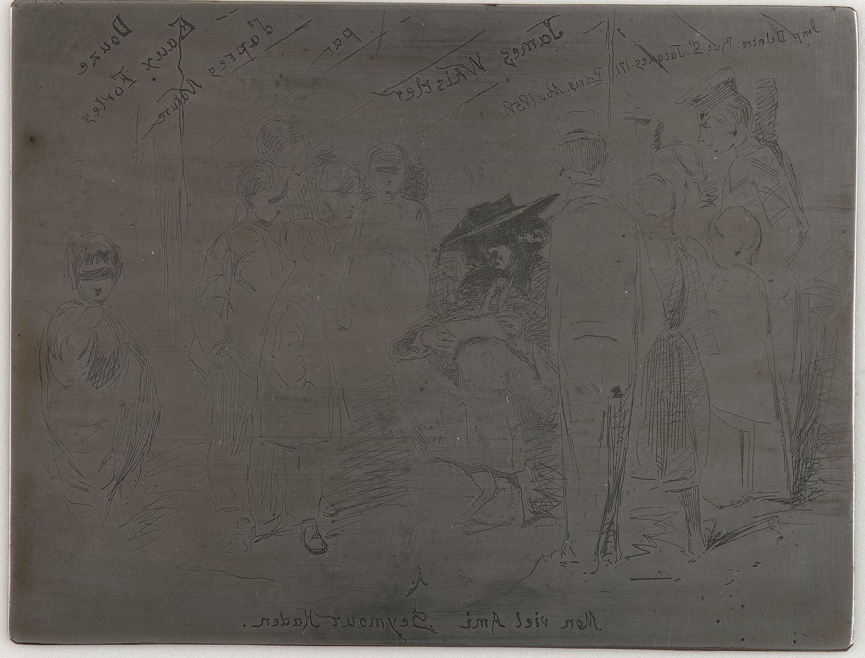 A francia készlet címe alkotó: James Abbott McNeill Whistler