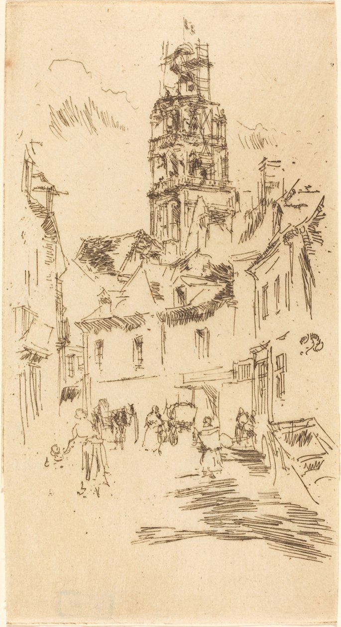 Tour St. Antoine, Loches alkotó: James Abbott McNeill Whistler