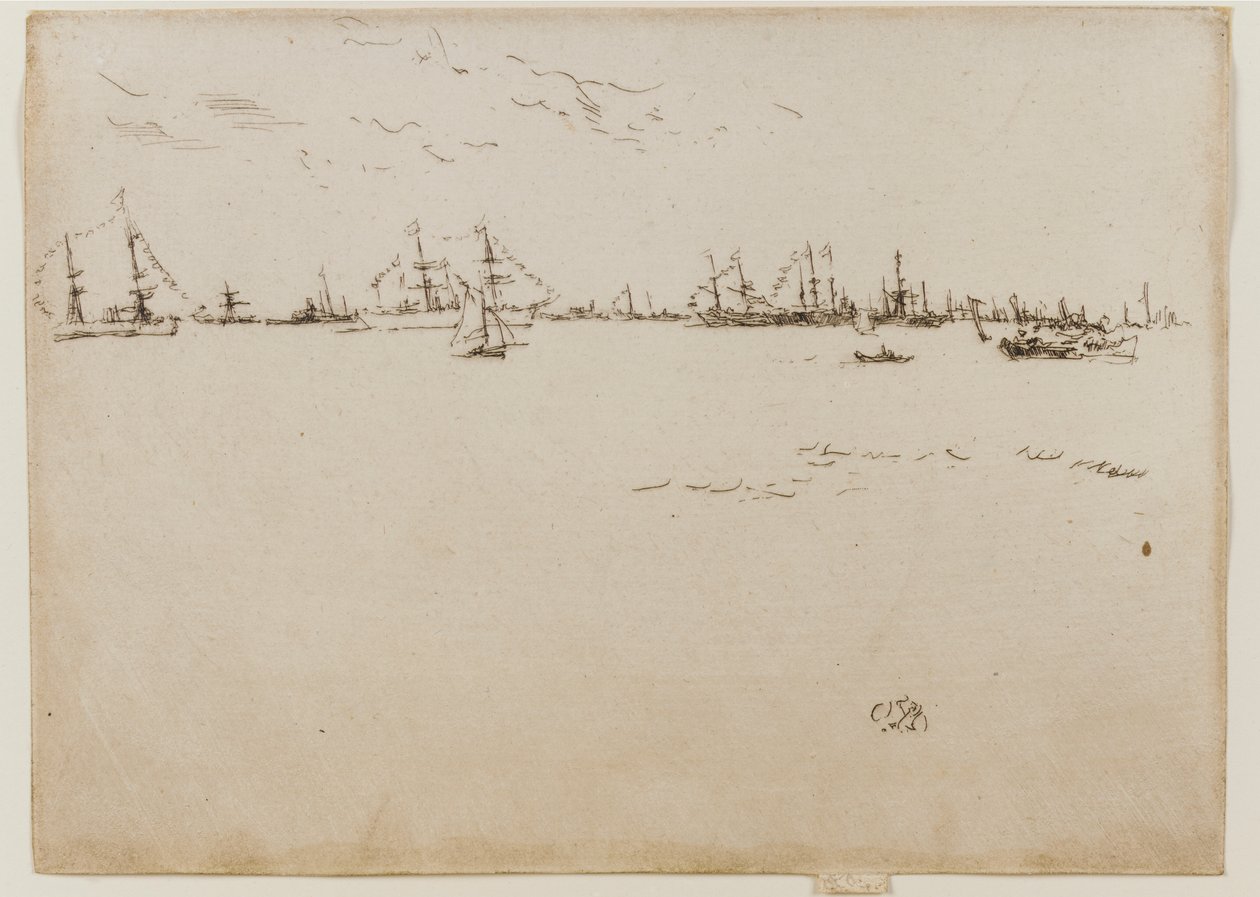 Csapathajók alkotó: James Abbott McNeill Whistler