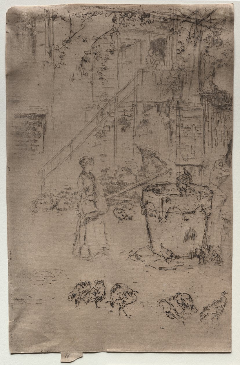 Pulykák alkotó: James McNeill Whistler