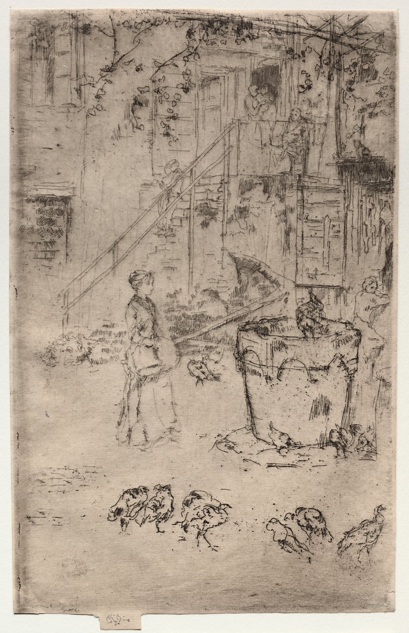 Pulykák alkotó: James McNeill Whistler