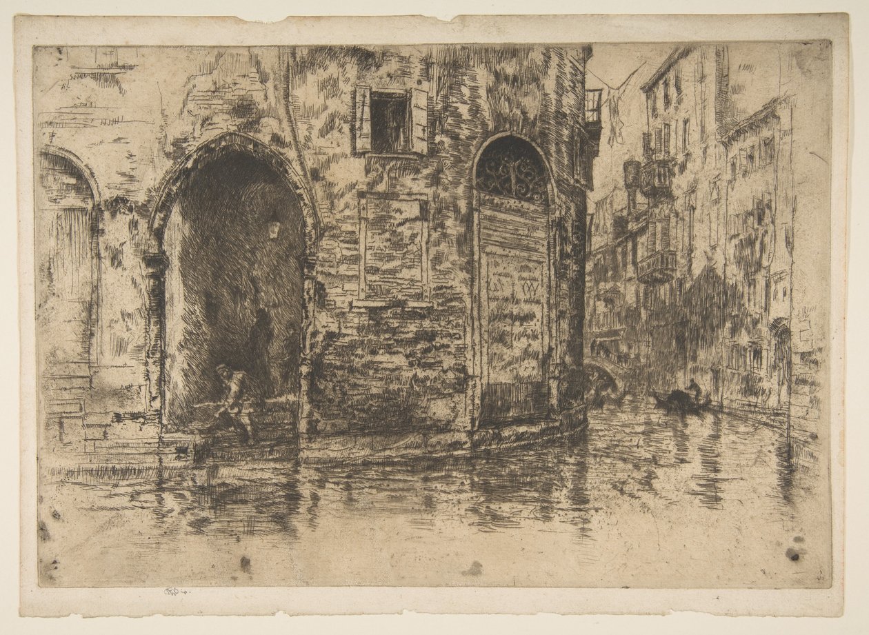 Két ajtónyílás alkotó: James McNeill Whistler