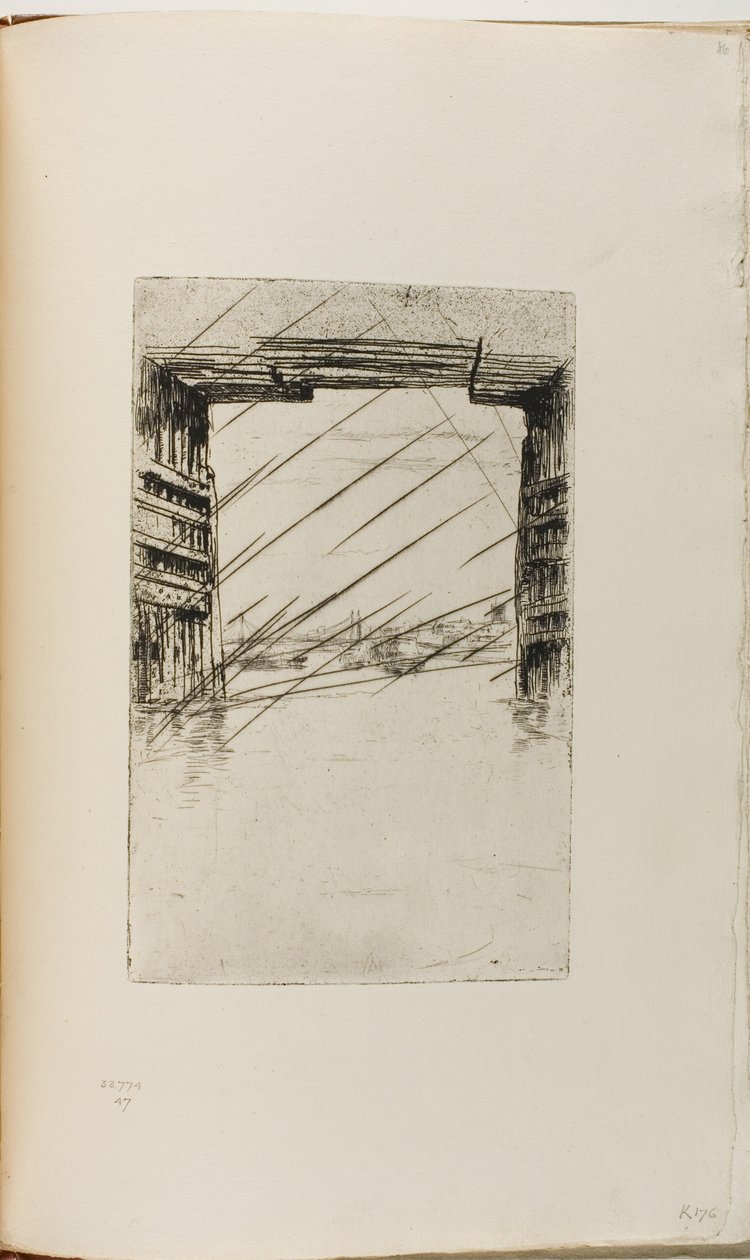 Az Old Battersea híd alatt alkotó: James Abbott McNeill Whistler