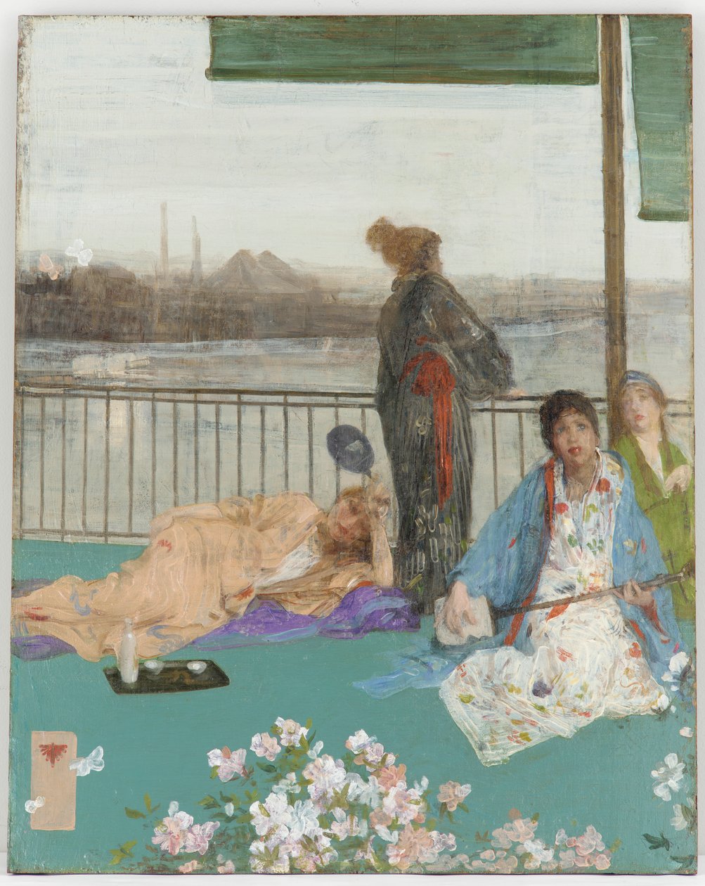 Változatok hússzínben és zöldben – Az erkély alkotó: James Abbott McNeill Whistler