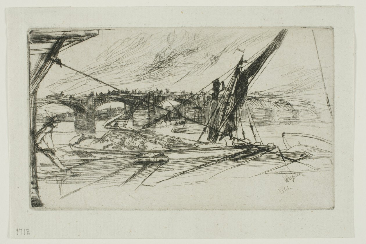 Vauxhall híd alkotó: James Abbott McNeill Whistler
