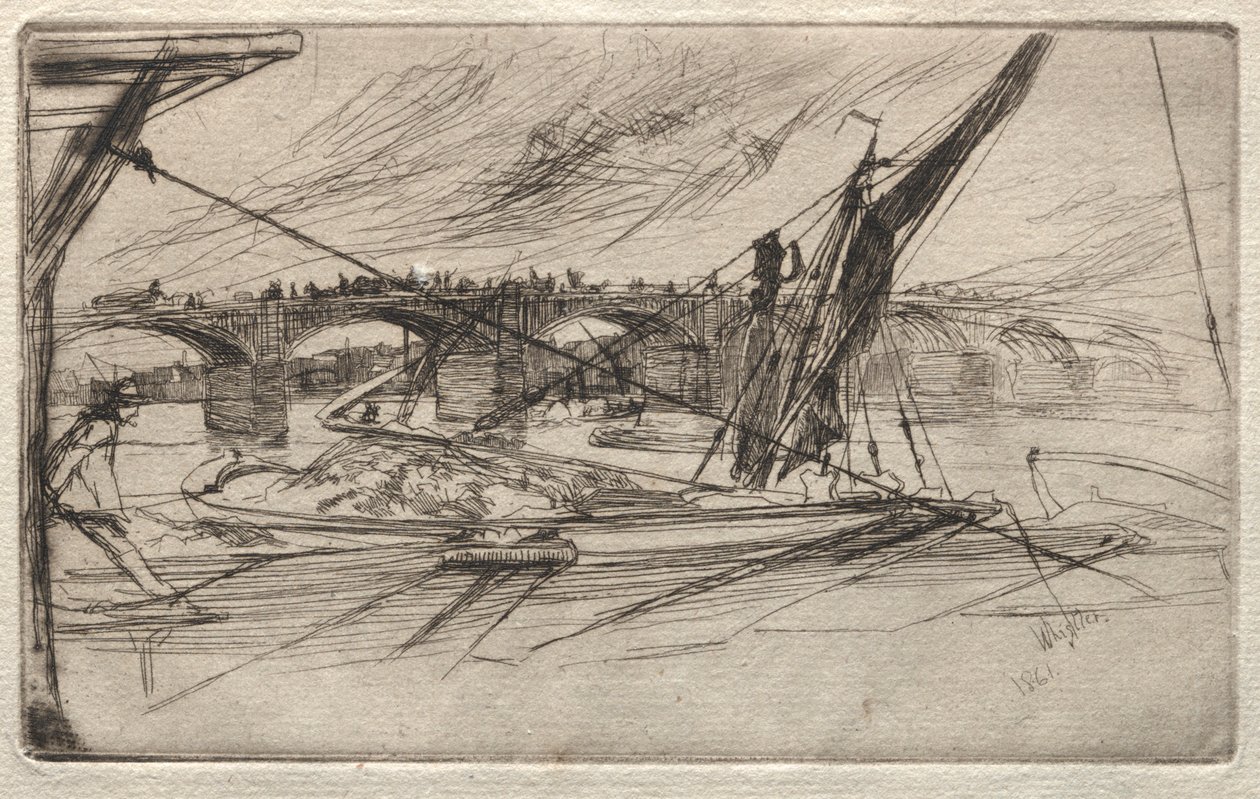 Vauxhall híd alkotó: James McNeill Whistler