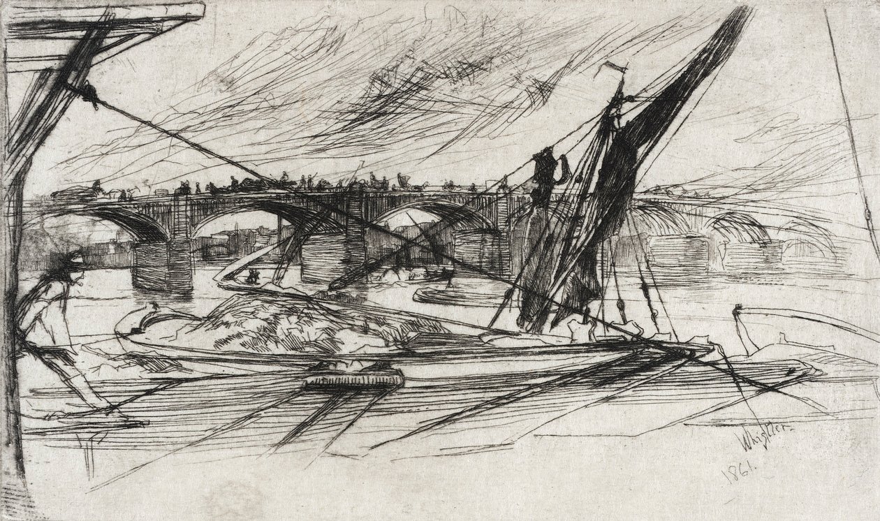 Vauxhall híd alkotó: James McNeill Whistler