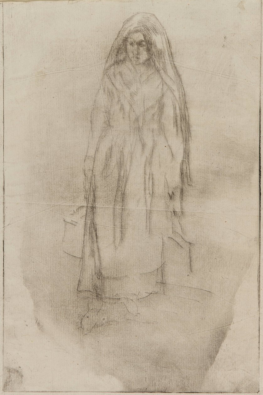 Velencei vízszállító alkotó: James Abbott McNeill Whistler