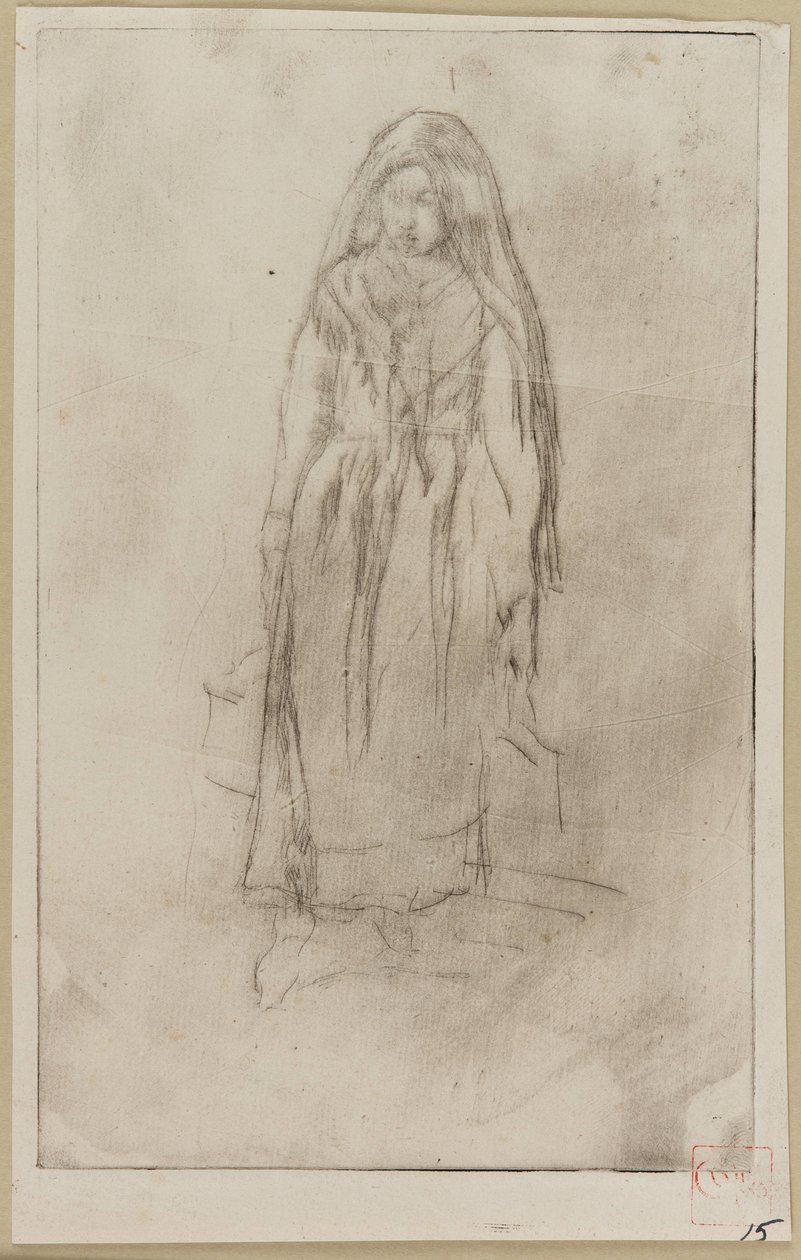 Velencei vízszállító alkotó: James Abbott McNeill Whistler
