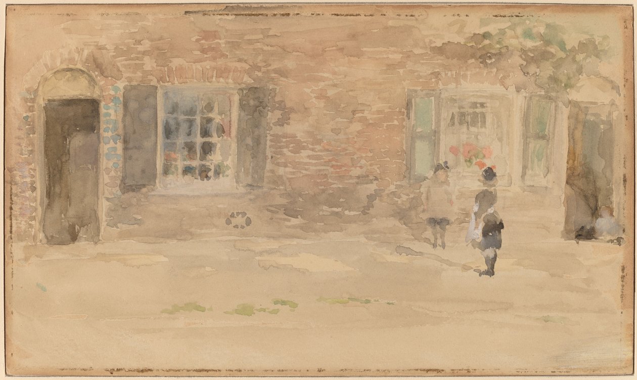 Village Shop, Chelsea alkotó: James Abbott McNeill Whistler