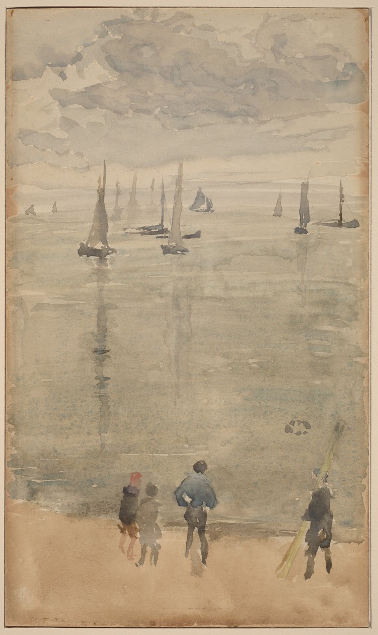 Ibolya [jegyzet?]... A halászhajók visszatérése alkotó: James McNeill Whistler