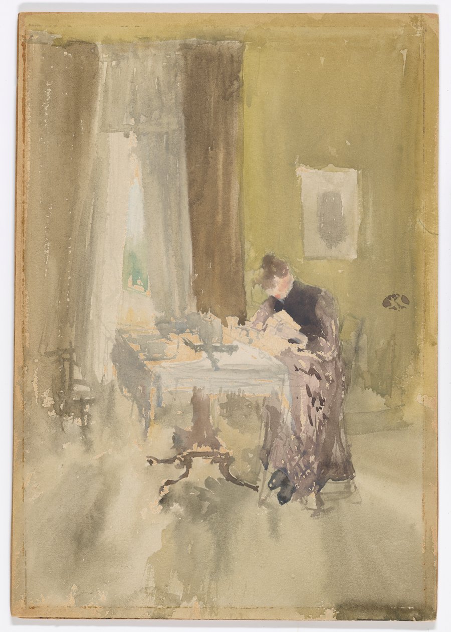Ibolya és borostyán – Tea alkotó: James Abbott McNeill Whistler