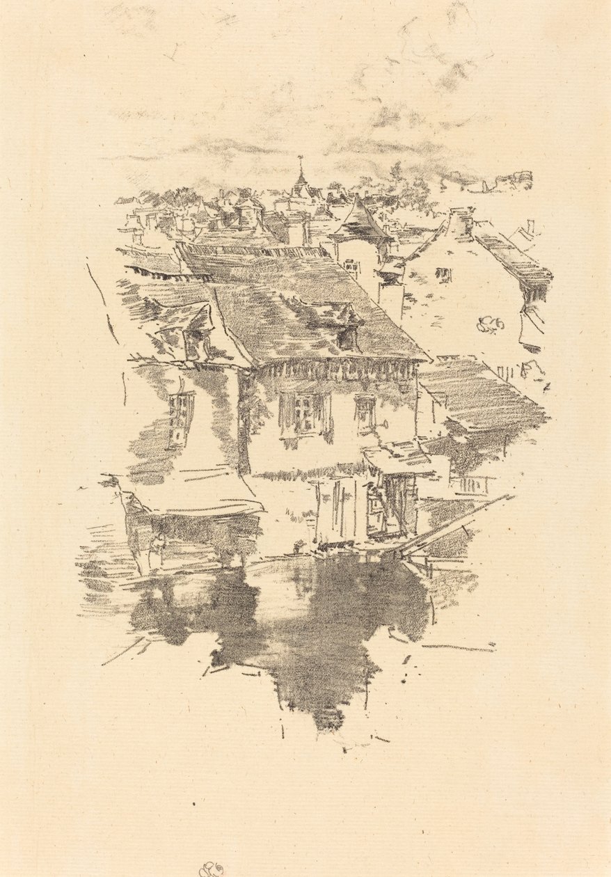 Vitré: A csatorna alkotó: James Abbott McNeill Whistler