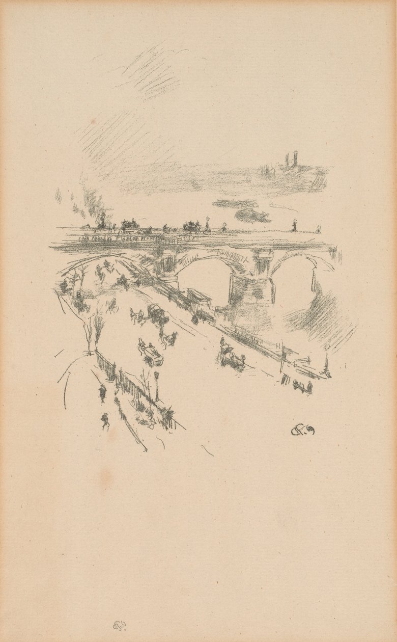 Waterloo híd alkotó: James Abbott McNeill Whistler