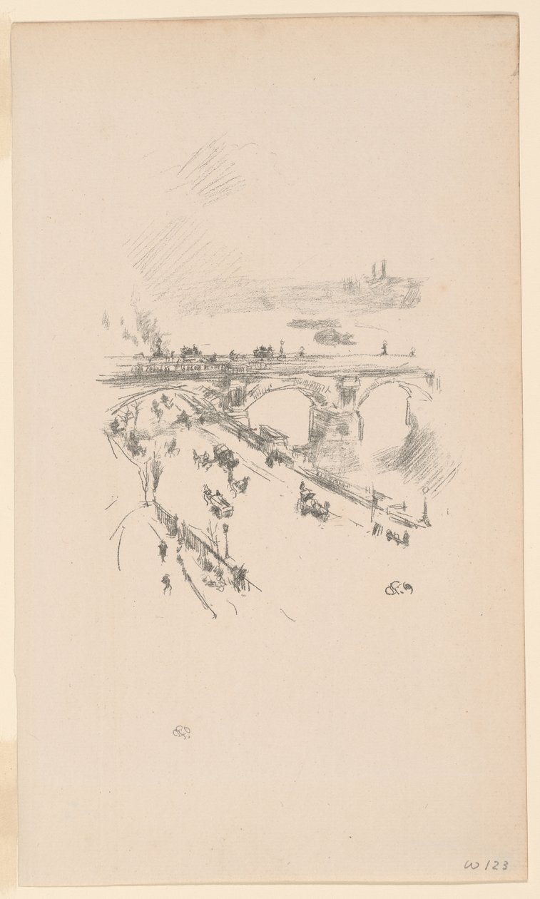 Waterloo híd alkotó: James Abbott McNeill Whistler