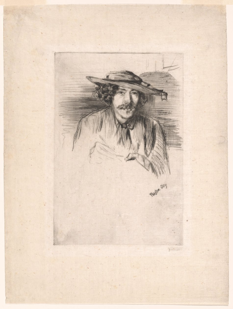 Whistler kalappal alkotó: James Abbott McNeill Whistler