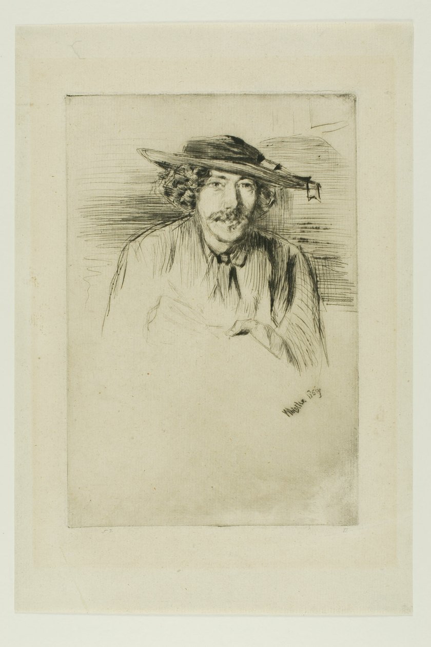 Whistler kalappal alkotó: James Abbott McNeill Whistler