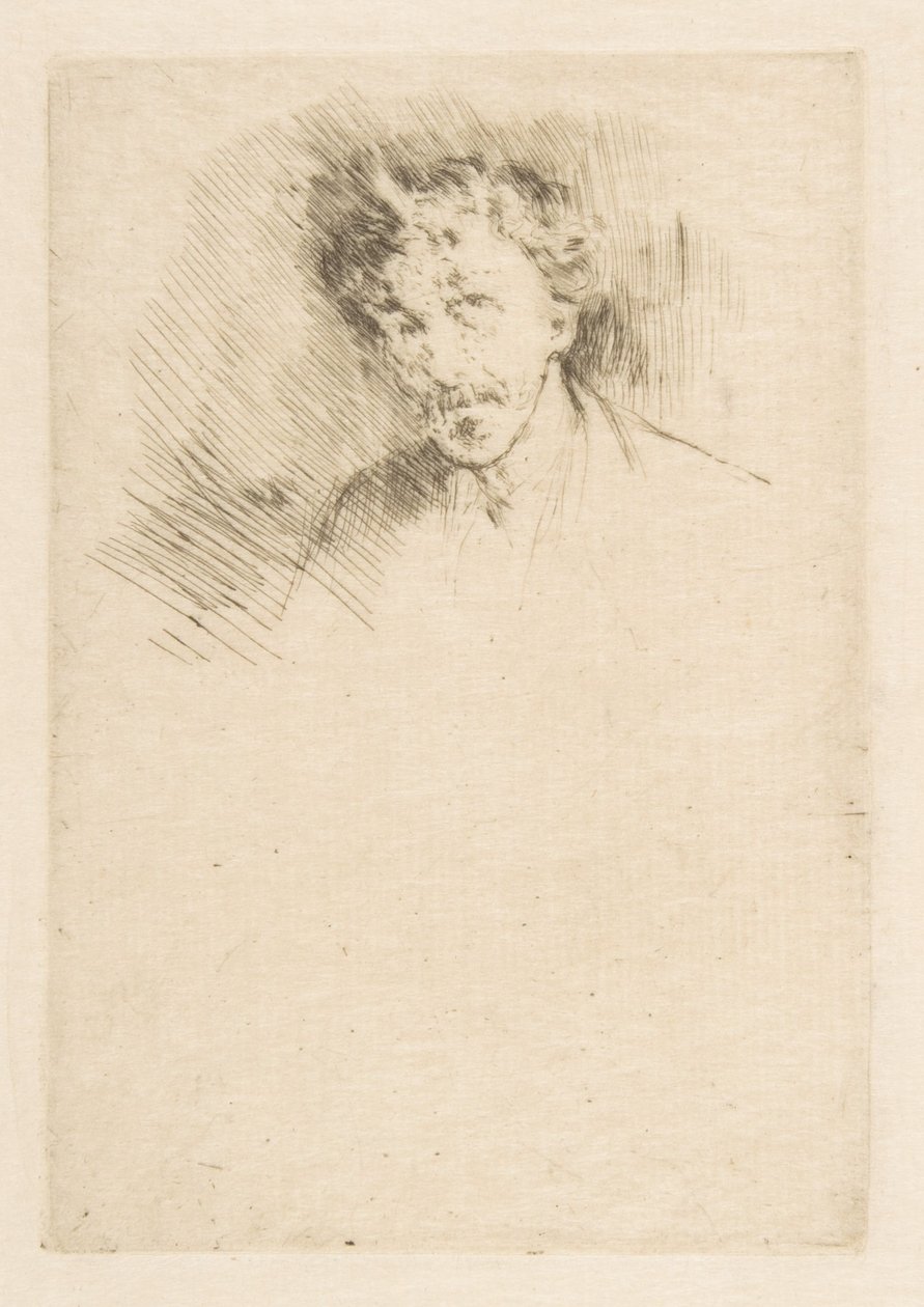 Whistler fehér hajtinccsel alkotó: James McNeill Whistler
