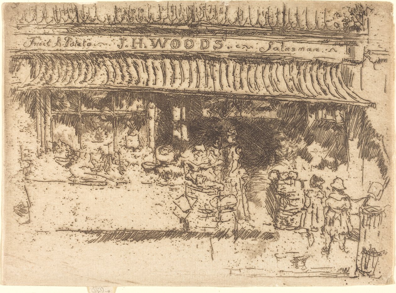 Woods gyümölcsboltja alkotó: James Abbott McNeill Whistler