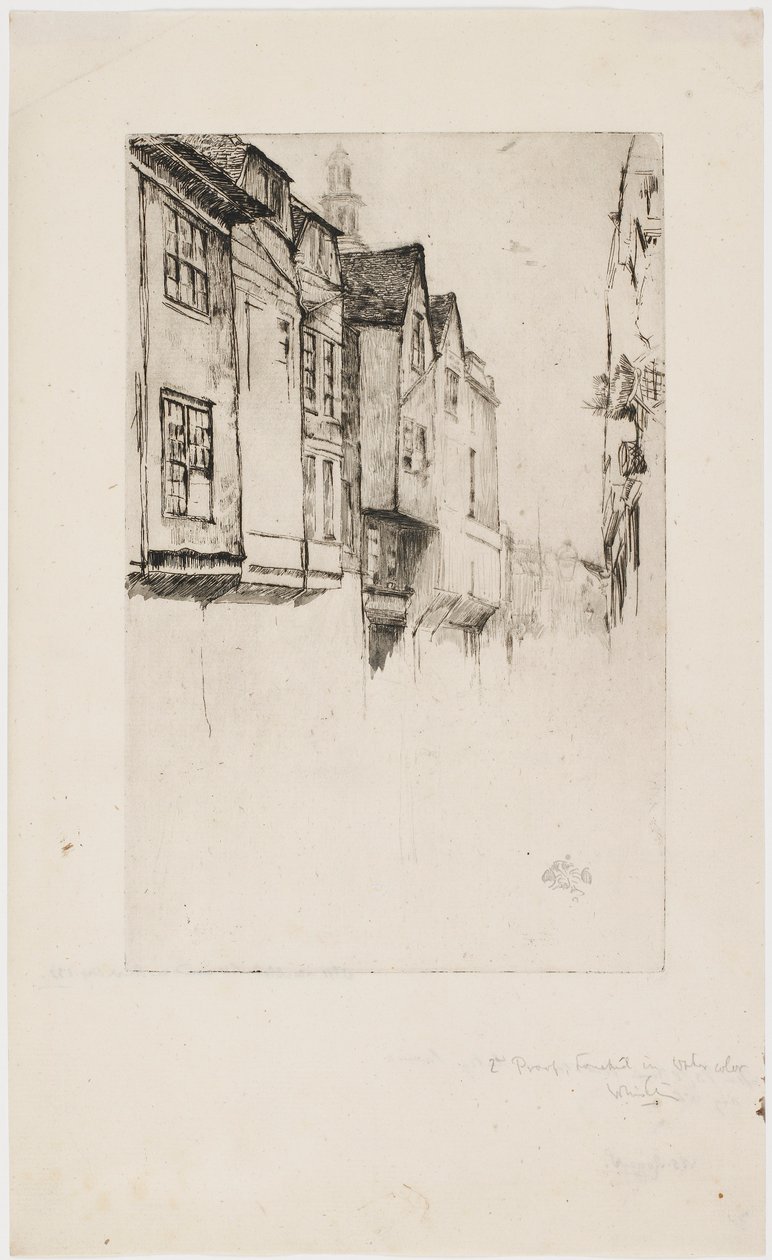 Great Street, London alkotó: James Abbott McNeill Whistler