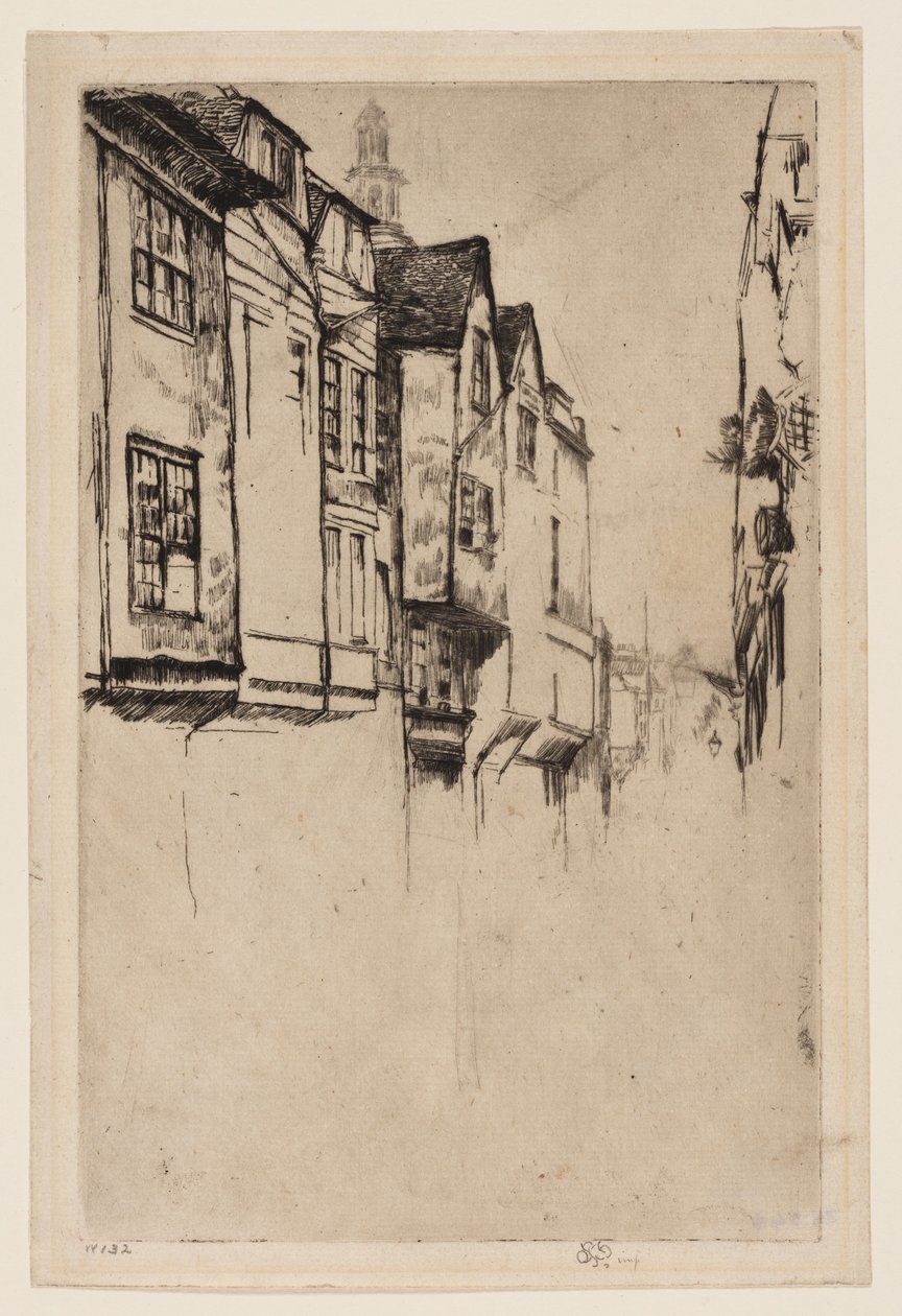 Great Street, London alkotó: James Abbott McNeill Whistler