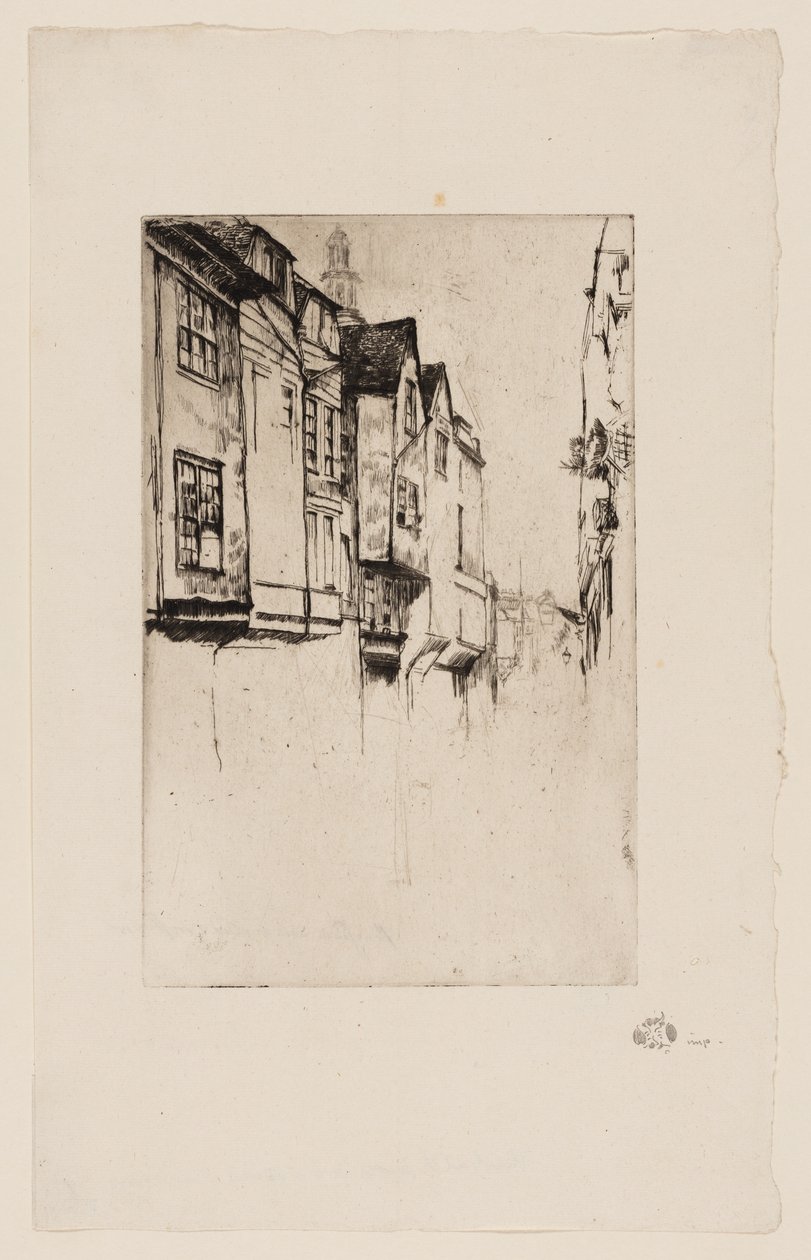 Great Street, London alkotó: James Abbott McNeill Whistler