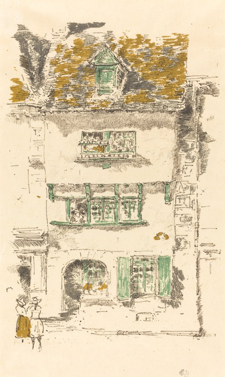 Yellow House, Lannion alkotó: James Abbott McNeill Whistler