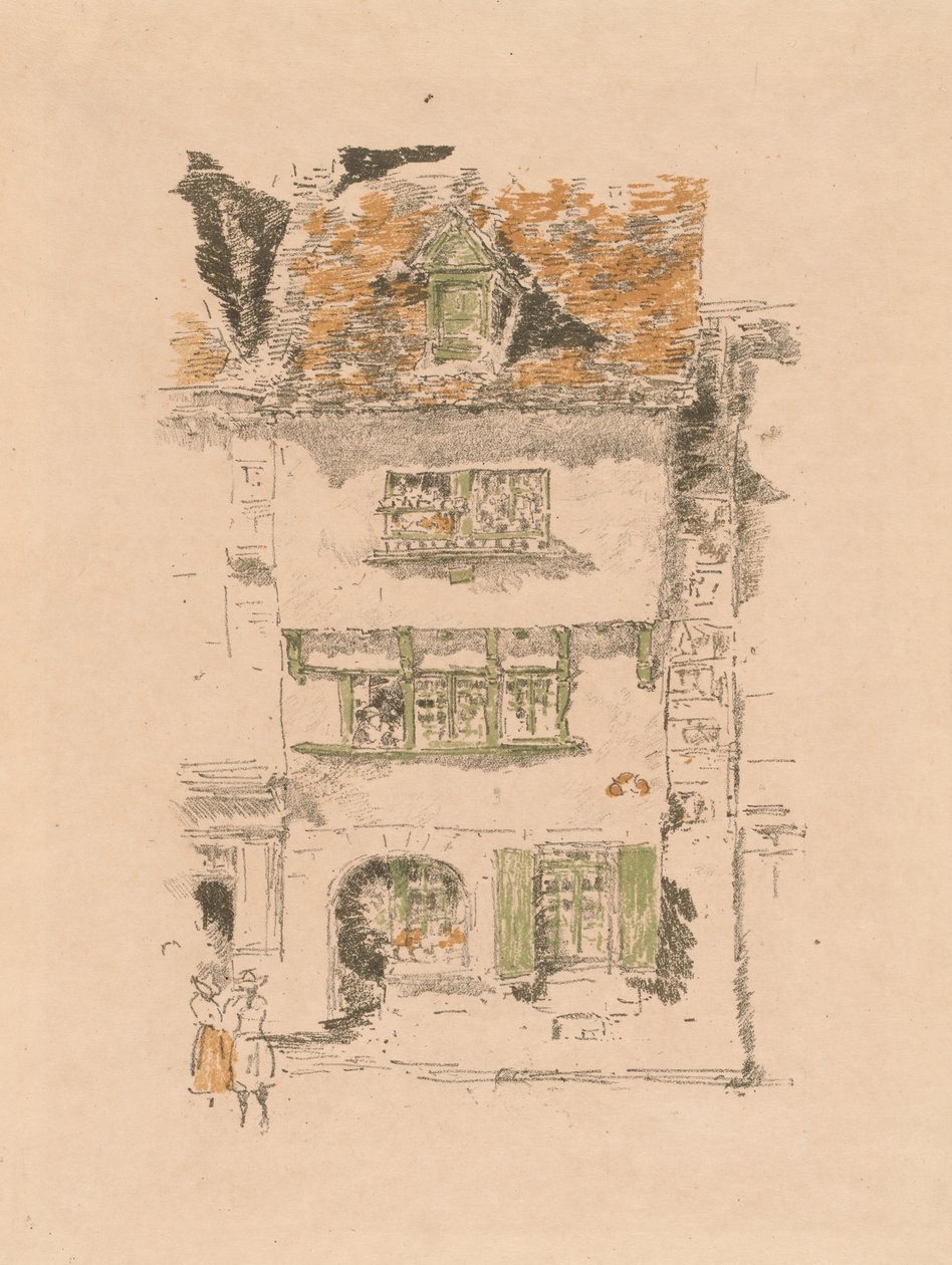 Yellow House, Lannion alkotó: James Abbott McNeill Whistler