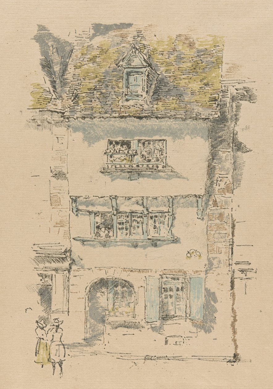 Yellow House, Lannion alkotó: James Abbott McNeill Whistler
