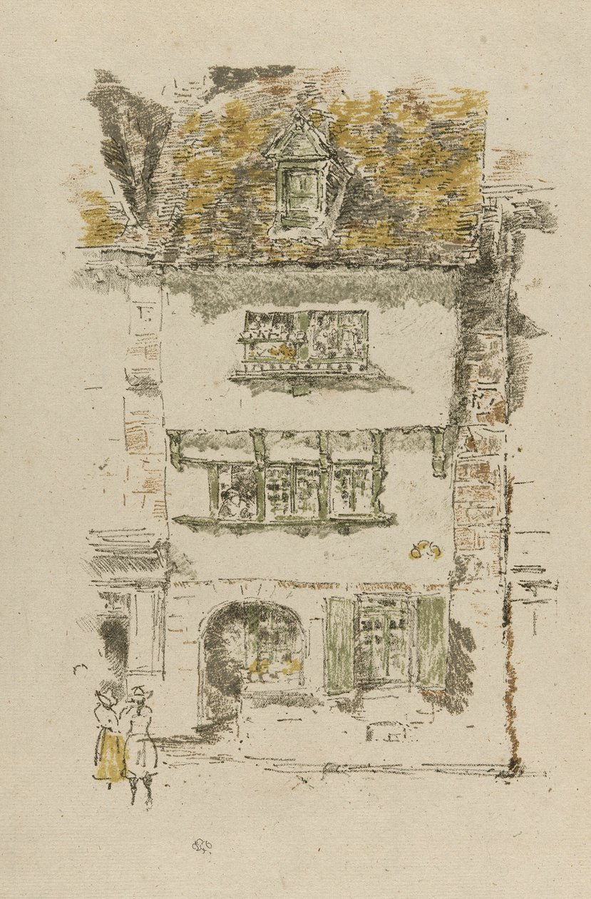 Yellow House, Lannion alkotó: James Abbott McNeill Whistler