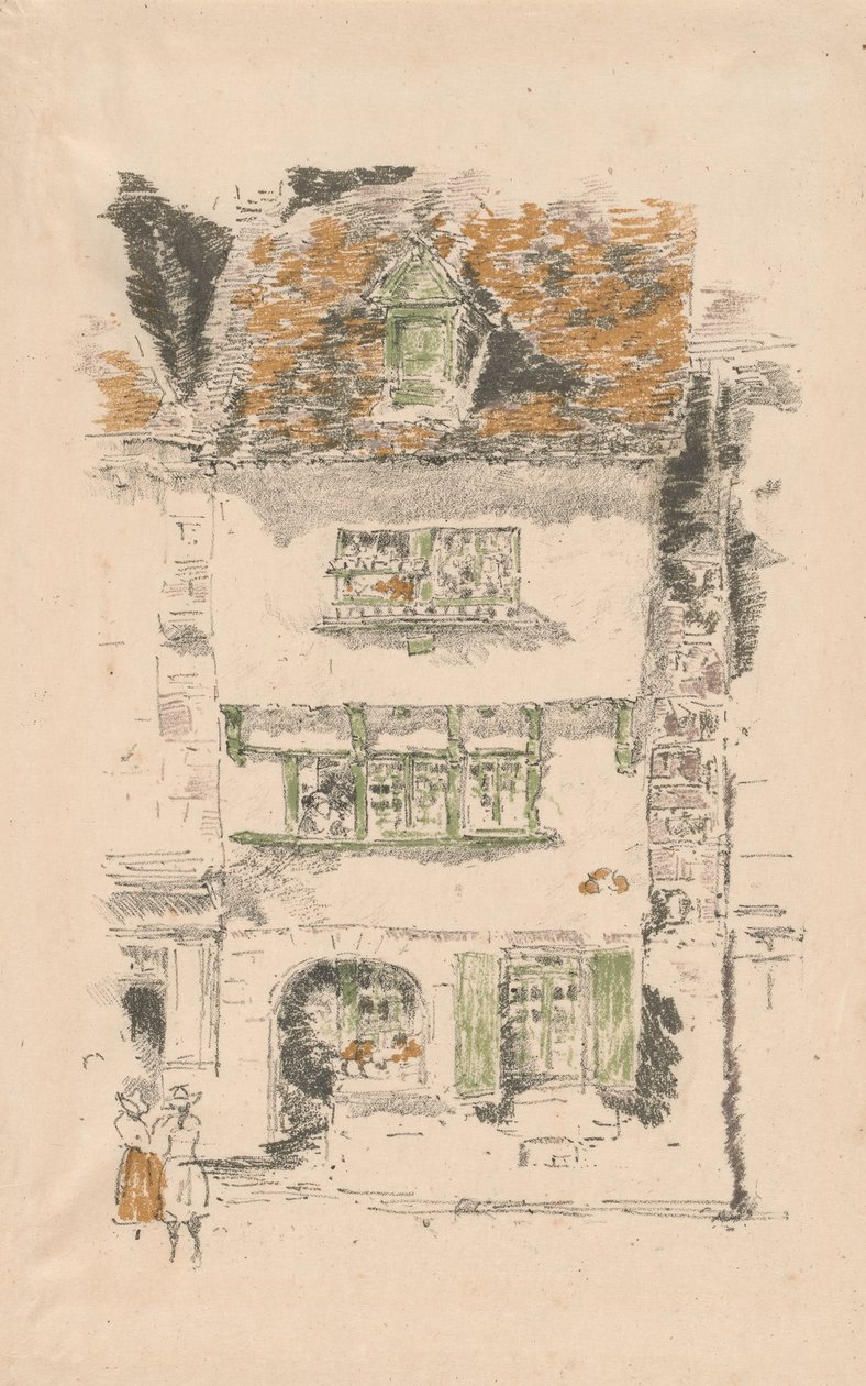Yellow House, Lannion alkotó: James Abbott McNeill Whistler