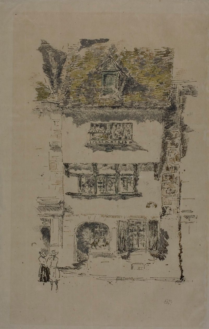 Sárga ház, Lannion alkotó: James McNeill Whistler